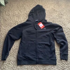 Black The North Face Full Zip Hoodie. Large.